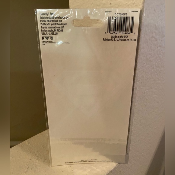 🐠 Sandy Lion Superman Decal NWT. White. - Picture 2 of 2